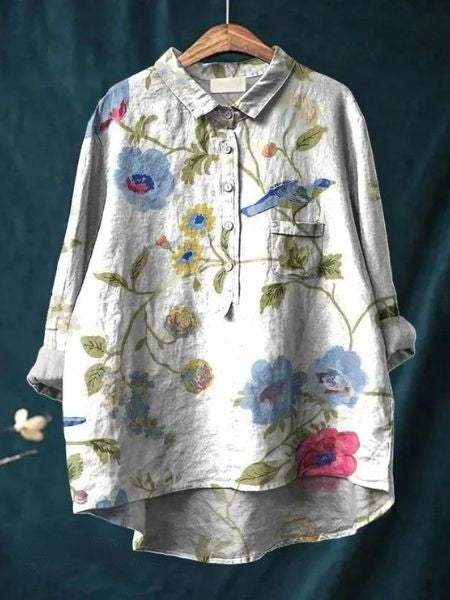 Amber | Blouse with Floral Print