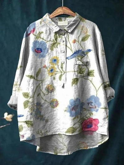 Amber | Blouse with Floral Print