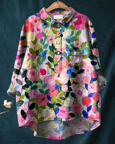 Amber | Blouse with Floral Print