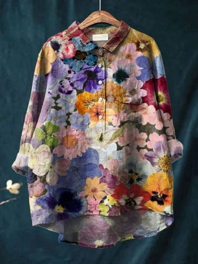 Amber | Blouse with Floral Print