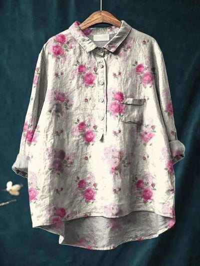 Amber | Blouse with Floral Print