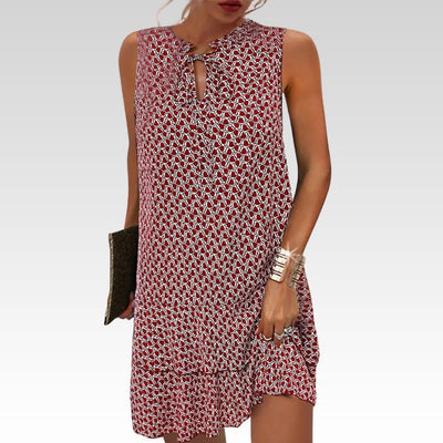 ELEONORA | Elegant Sleeveless Dress with Waistband