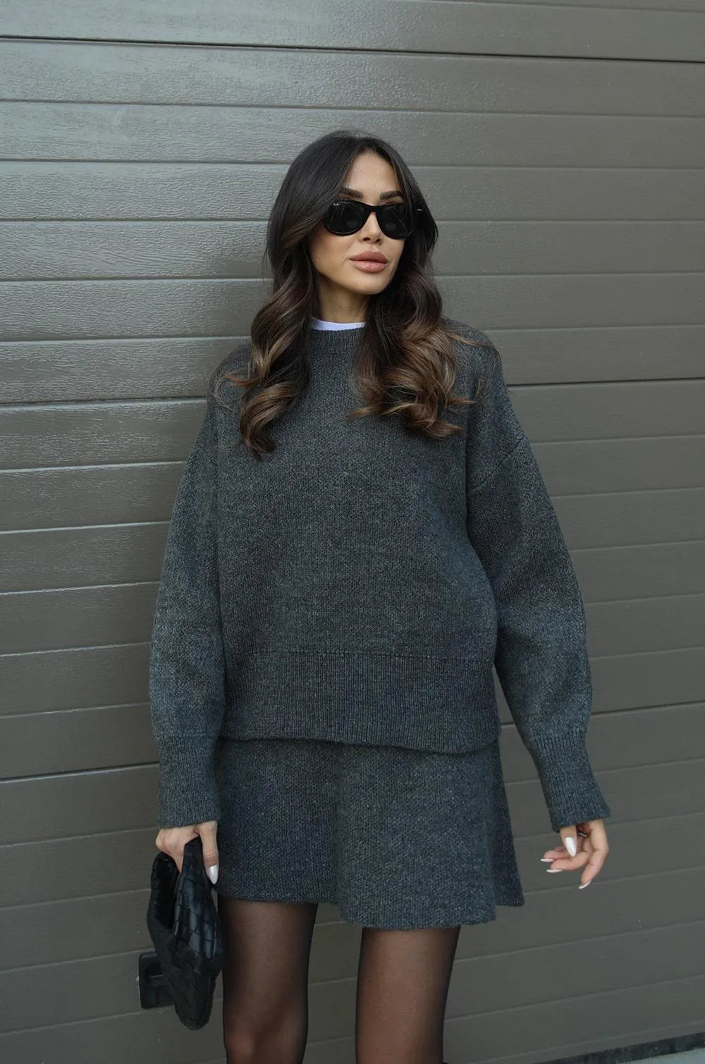 Helena | Knitted Skirt Set
