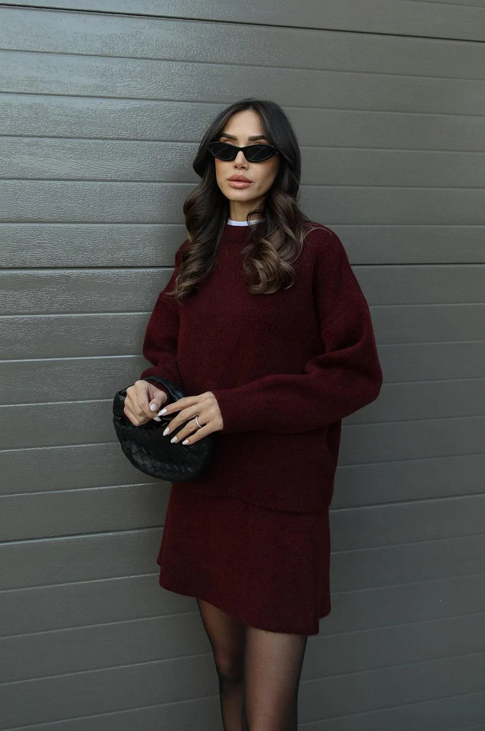 Helena | Knitted Skirt Set