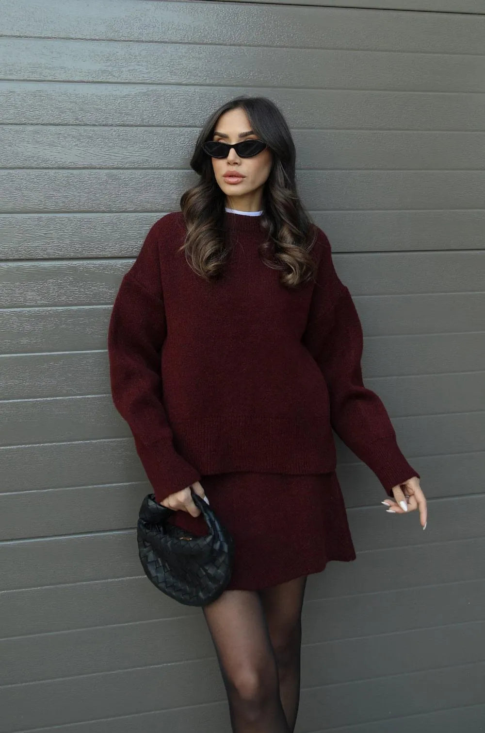Helena | Knitted Skirt Set