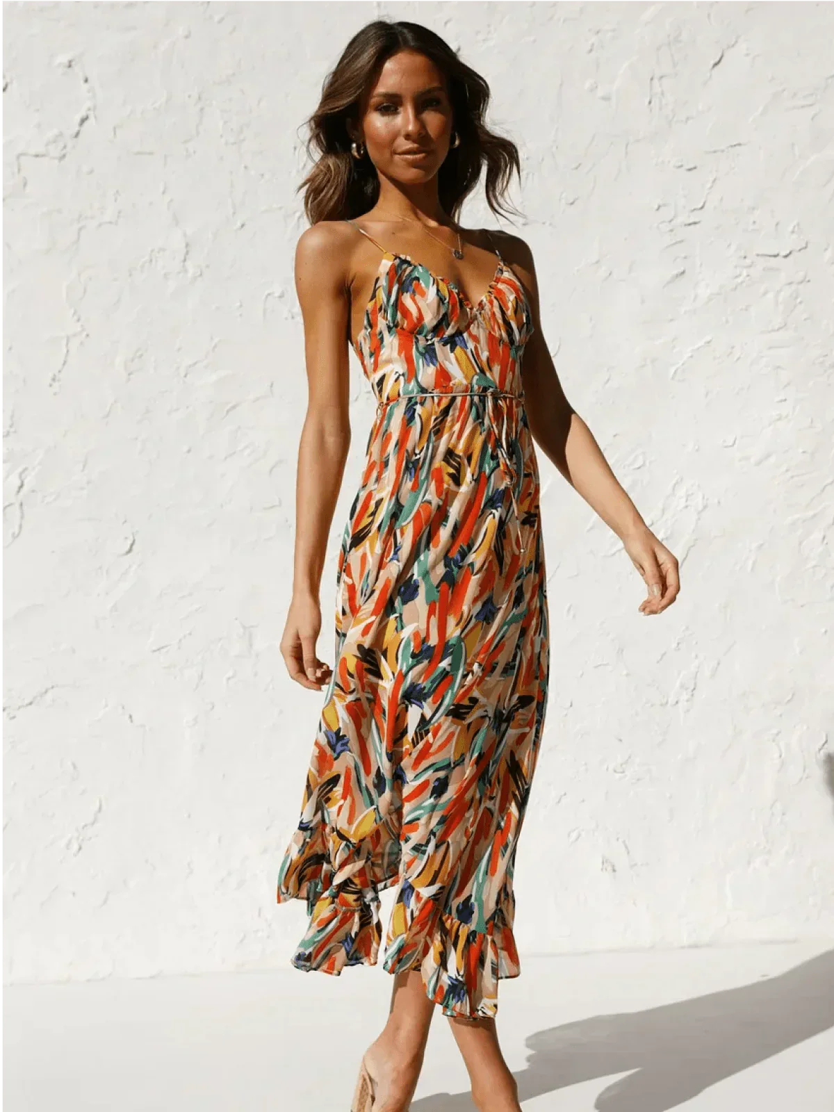 Chiara | Coloured Midi Dress