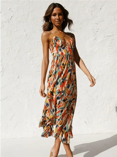 Chiara | Coloured Midi Dress
