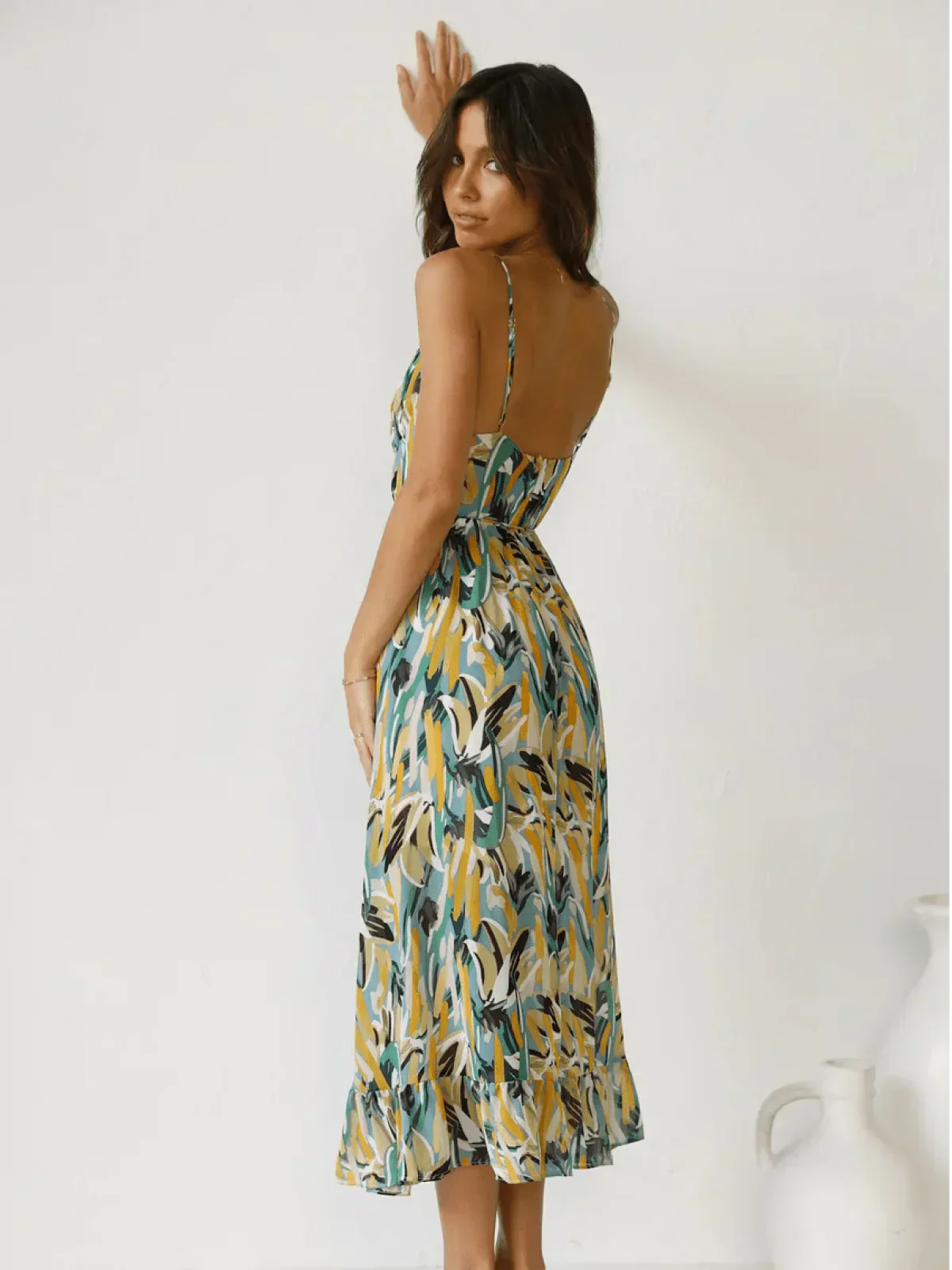 Chiara | Coloured Midi Dress