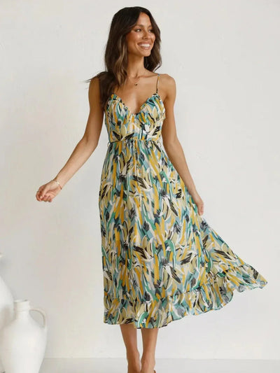Chiara | Coloured Midi Dress