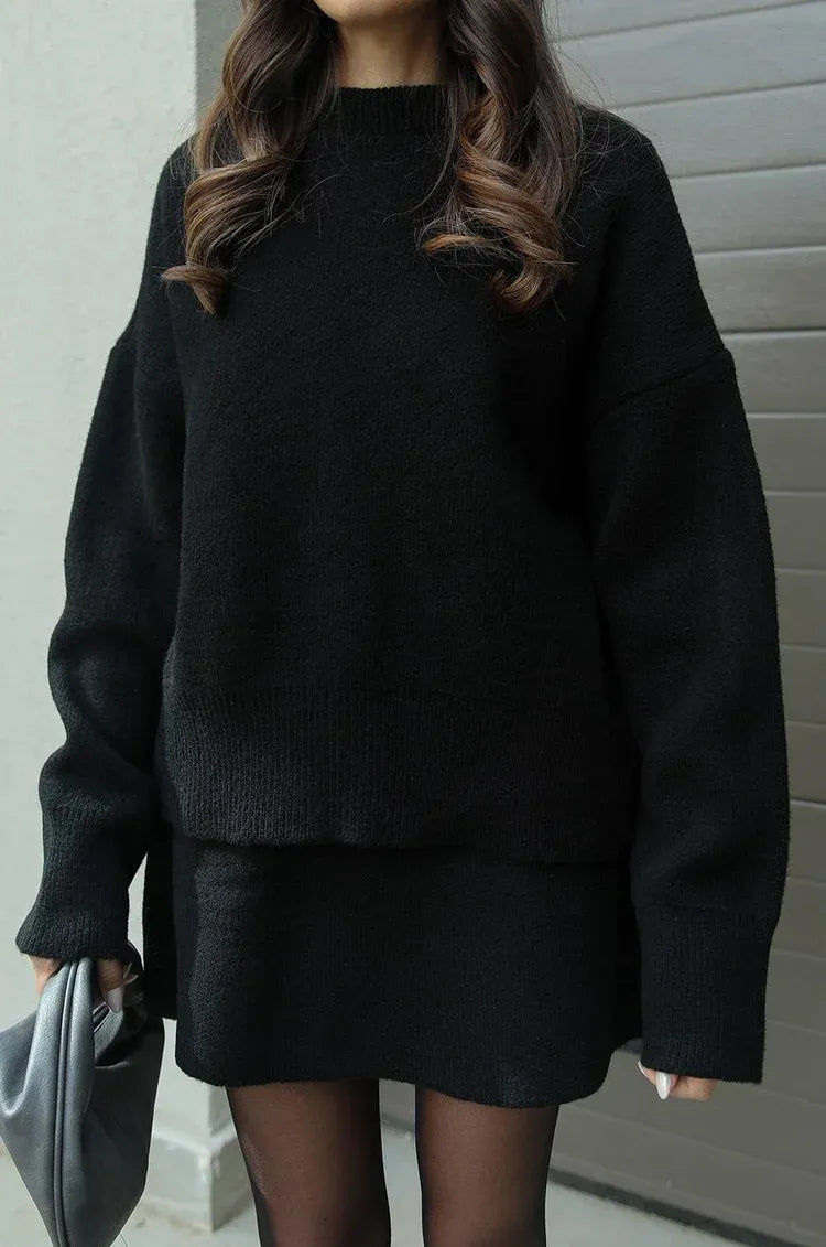 Helena | Knitted Skirt Set